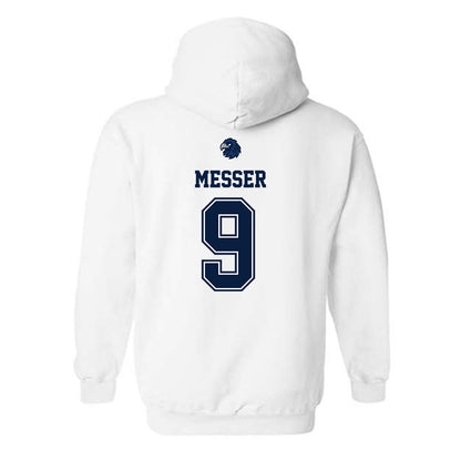 Monmouth - NCAA Women's Soccer : Chloe Messer - Replica Shersey Hooded Sweatshirt-1