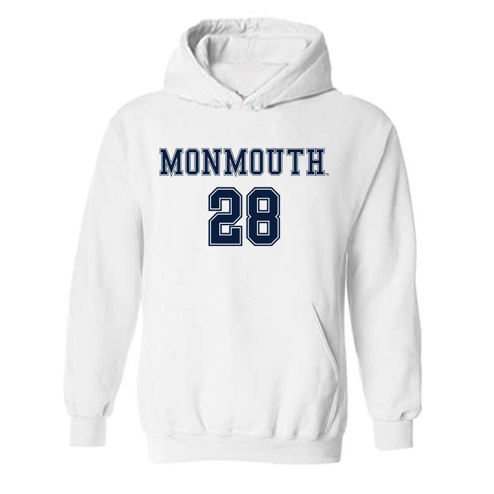 Monmouth - NCAA Women's Soccer : Alex Dreihaup - Replica Shersey Hooded Sweatshirt-0