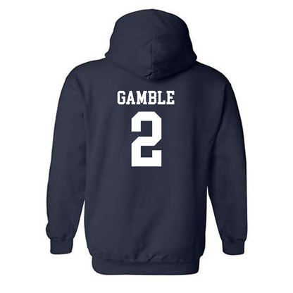 Monmouth - NCAA Women's Basketball : Gissel Gamble - Classic Shersey Hooded Sweatshirt-1
