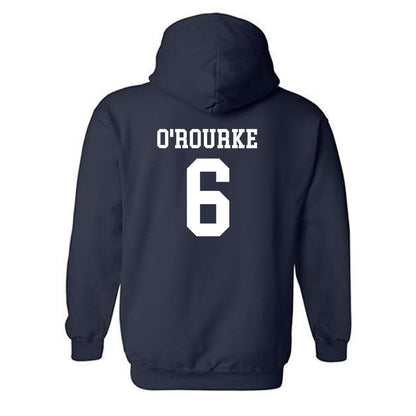 Monmouth - NCAA Men's Lacrosse : Ryan O'Rourke - Classic Shersey Hooded Sweatshirt-1