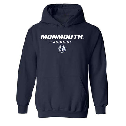 Monmouth - NCAA Men's Lacrosse : Brayden Lasensky - Classic Shersey Hooded Sweatshirt-0