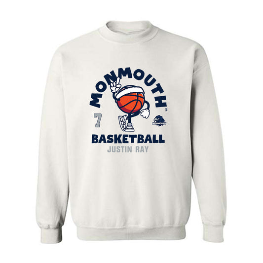 Monmouth - NCAA Men's Basketball : Justin Ray - Fashion Shersey Crewneck Sweatshirt-0