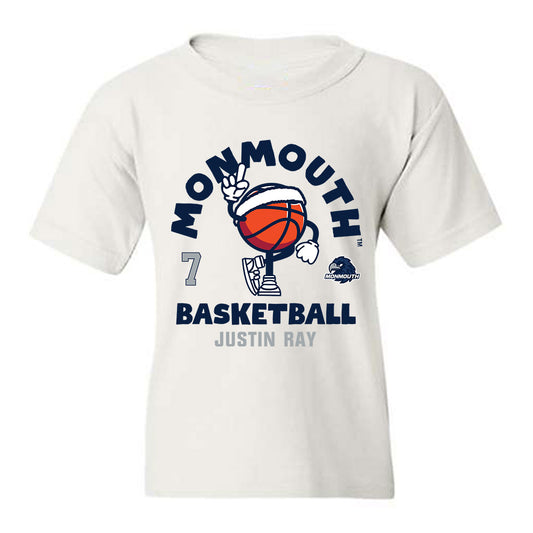 Monmouth - NCAA Men's Basketball : Justin Ray - Fashion Shersey Youth T-Shirt-0