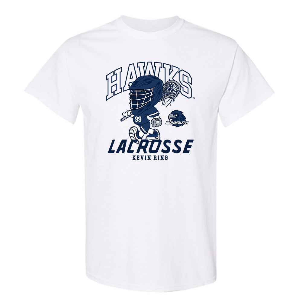 Monmouth - NCAA Men's Lacrosse : Kevin Ring - Fashion Shersey T-Shirt-0