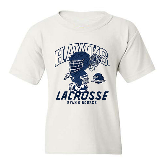 Monmouth - NCAA Men's Lacrosse : Ryan O'Rourke - Fashion Shersey Youth T-Shirt-0