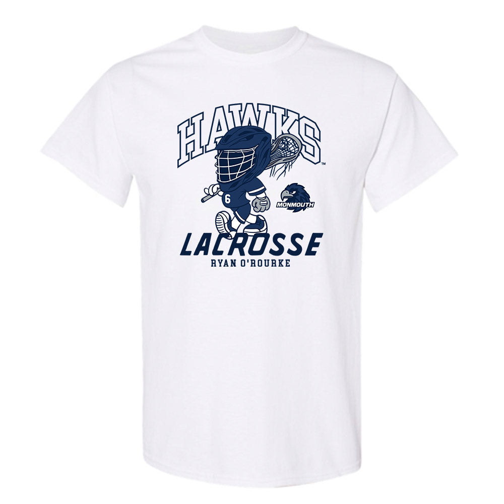 Monmouth - NCAA Men's Lacrosse : Ryan O'Rourke - Fashion Shersey T-Shirt-0