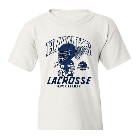 Monmouth - NCAA Men's Lacrosse : Gavin Seaman - Fashion Shersey Youth T-Shirt-0