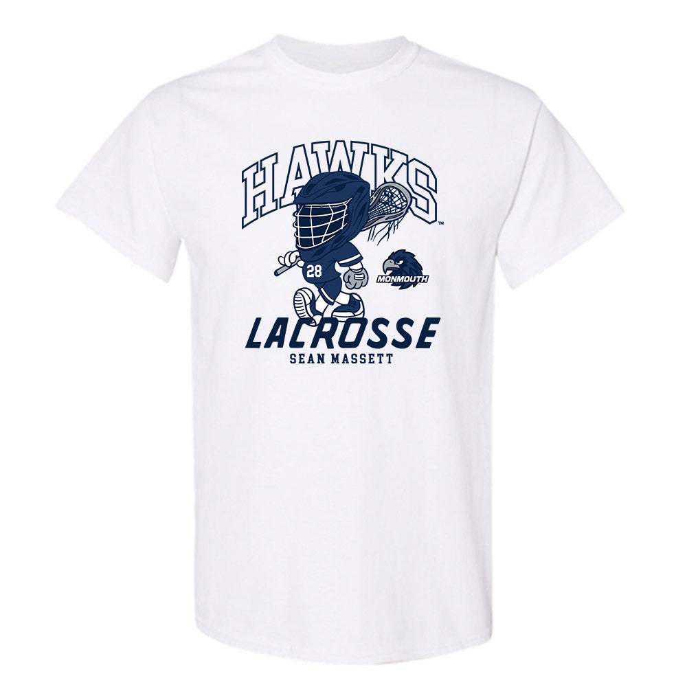 Monmouth - NCAA Men's Lacrosse : Sean Massett - Fashion Shersey T-Shirt-0