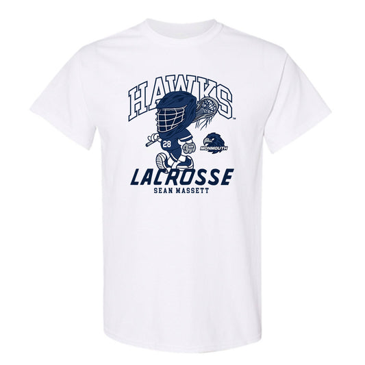 Monmouth - NCAA Men's Lacrosse : Sean Massett - Fashion Shersey T-Shirt-0