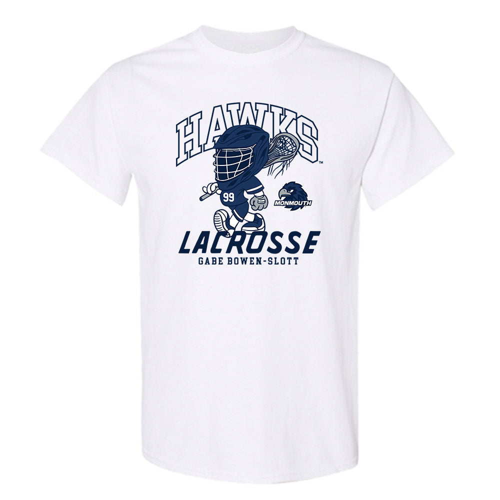 Monmouth - NCAA Men's Lacrosse : Gabe Bowen-Slott - Fashion Shersey T-Shirt-0