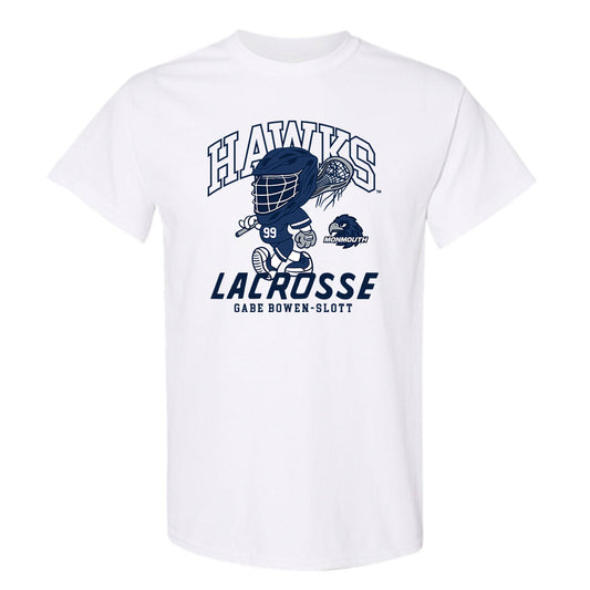 Monmouth - NCAA Men's Lacrosse : Gabe Bowen-Slott - Fashion Shersey T-Shirt-0