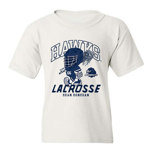 Monmouth - NCAA Men's Lacrosse : Sean Donegan - Fashion Shersey Youth T-Shirt-0