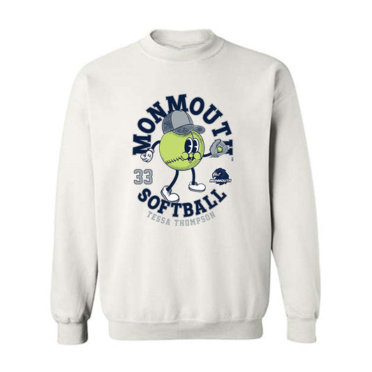 Monmouth - NCAA Softball : Tessa Thompson - Crewneck Sweatshirt