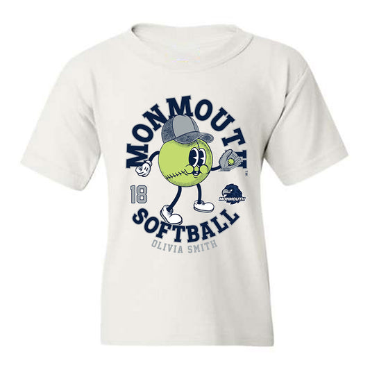 Monmouth - NCAA Softball : Olivia Smith - Fashion Shersey Youth T-Shirt