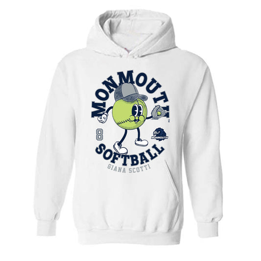 Monmouth - NCAA Softball : Giana Scotti - Fashion Shersey Hooded Sweatshirt