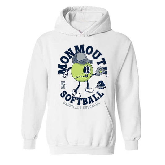 Monmouth - NCAA Softball : Gabriella Gesualdo - Fashion Shersey Hooded Sweatshirt