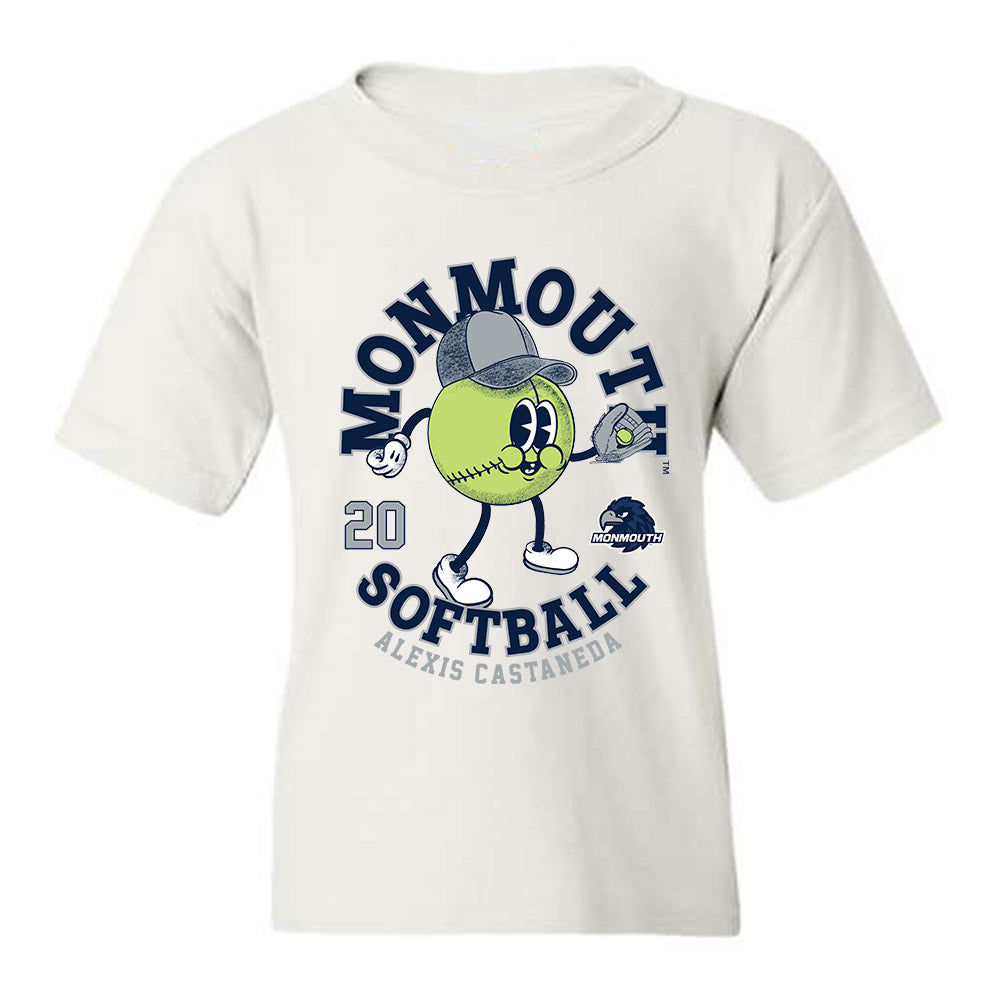 Monmouth - NCAA Softball : Alexis Castaneda - Fashion Shersey Youth T-Shirt