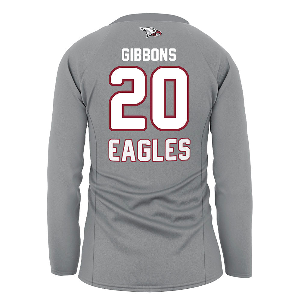 NCCU - NCAA Women's Volleyball : Hailey Gibbons - Grey Volleyball Jersey-1