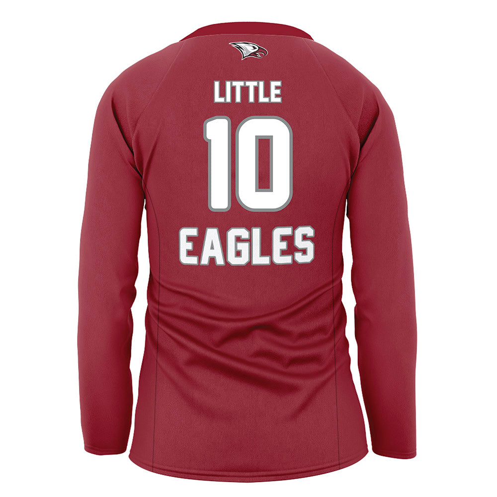 NCCU - NCAA Women's Volleyball : Tayah Little - Maroon Volleyball Jersey-1