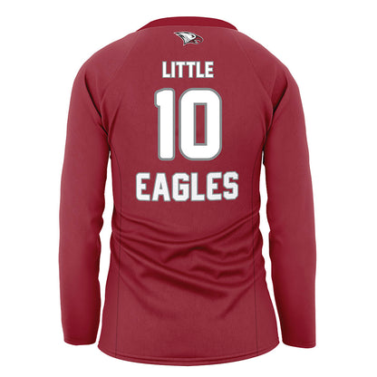 NCCU - NCAA Women's Volleyball : Tayah Little - Maroon Volleyball Jersey-1