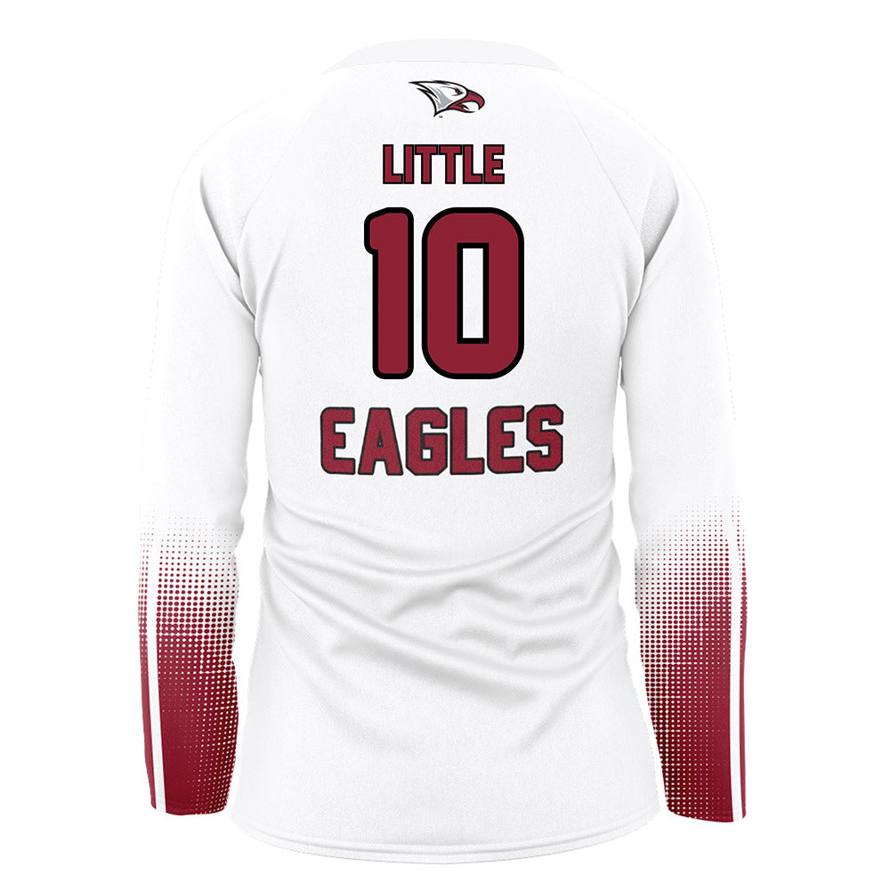 NCCU - NCAA Women's Volleyball : Tayah Little - White Volleyball Jersey-1