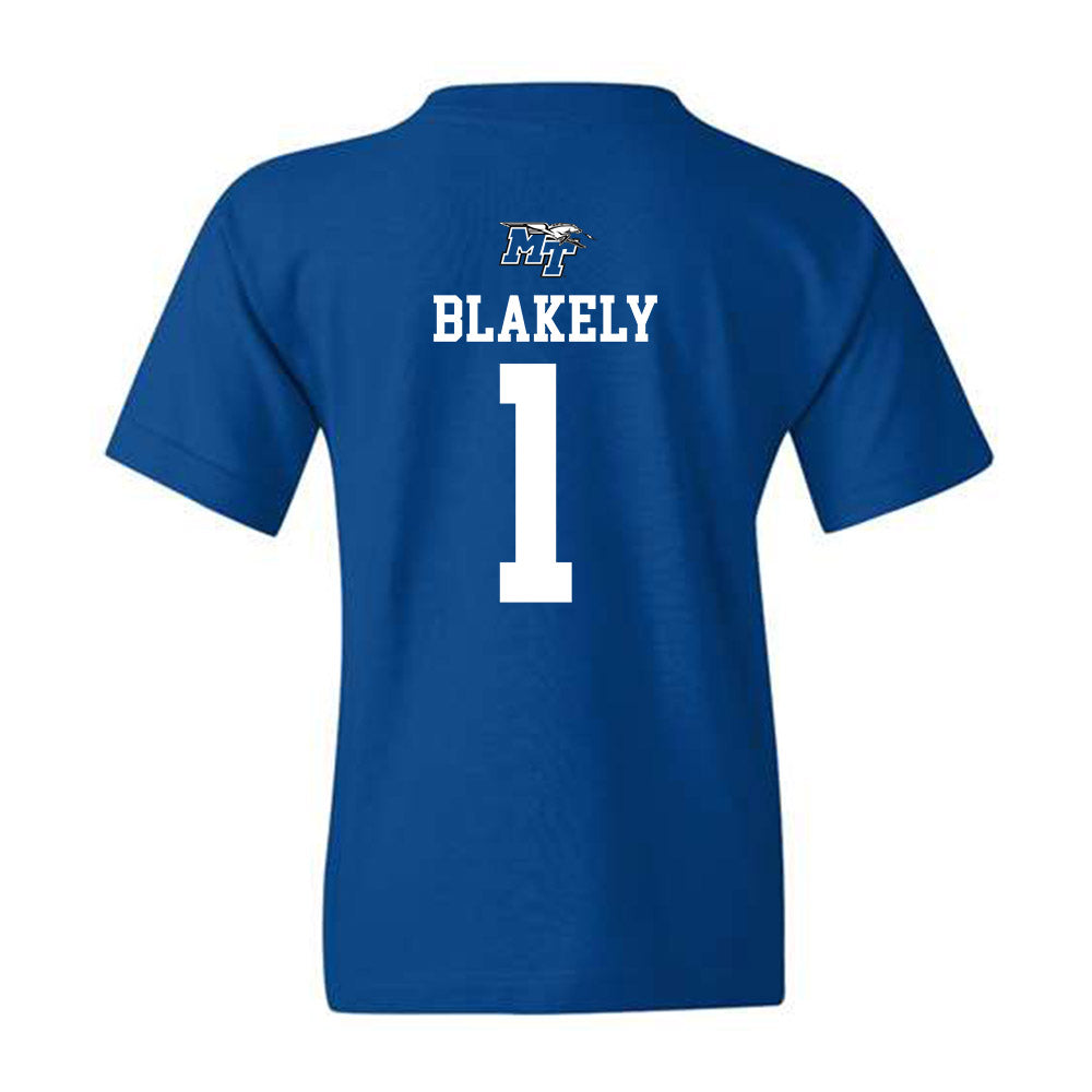 MTSU - NCAA Women's Basketball : Courtney Blakely - Replica Shersey Youth T-Shirt