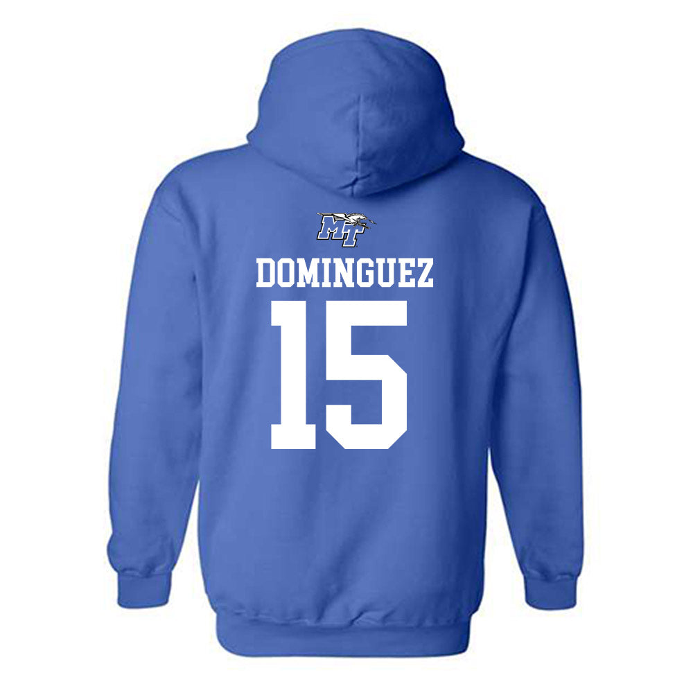 MTSU - NCAA Women's Basketball : Nicole Dominguez - Replica Shersey Hooded Sweatshirt-1