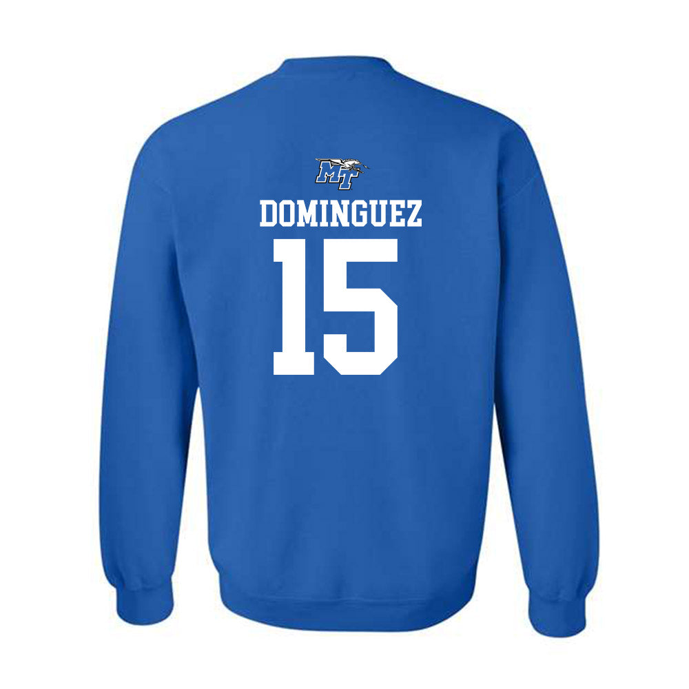 MTSU - NCAA Women's Basketball : Nicole Dominguez - Replica Shersey Crewneck Sweatshirt-1