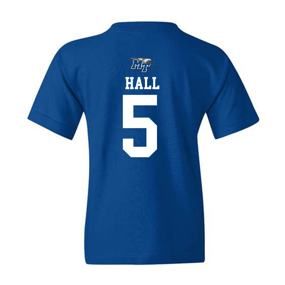 MTSU - NCAA Men's Basketball : Jarred Hall - Replica Shersey Youth T-Shirt