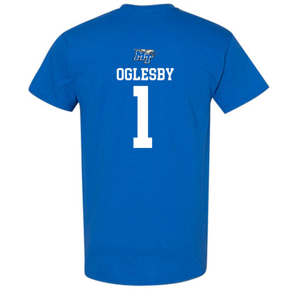 MTSU - NCAA Men's Basketball : Alec Oglesby - Replica Shersey T-Shirt-1