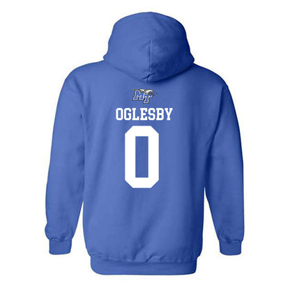 MTSU - NCAA Men's Basketball : Alec Oglesby - Replica Shersey Hooded Sweatshirt-1