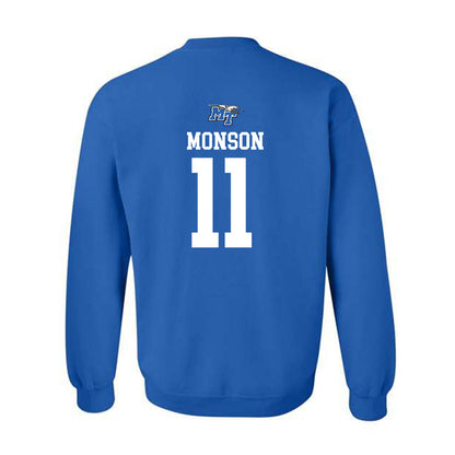 MTSU - NCAA Women's Basketball : Emily Monson - Replica Shersey Crewneck Sweatshirt