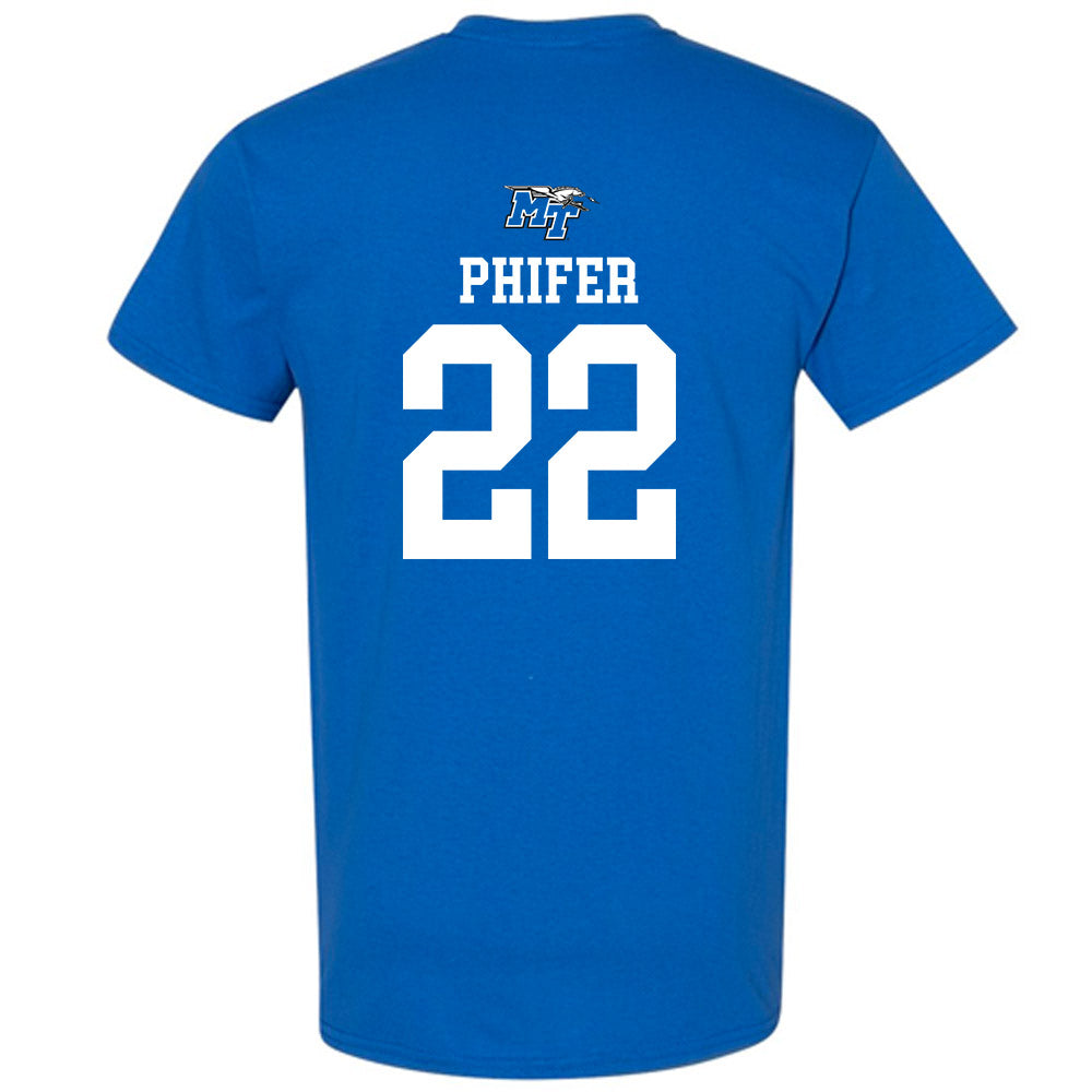 MTSU - NCAA Women's Basketball : Macie Phifer - Replica Shersey T-Shirt-1