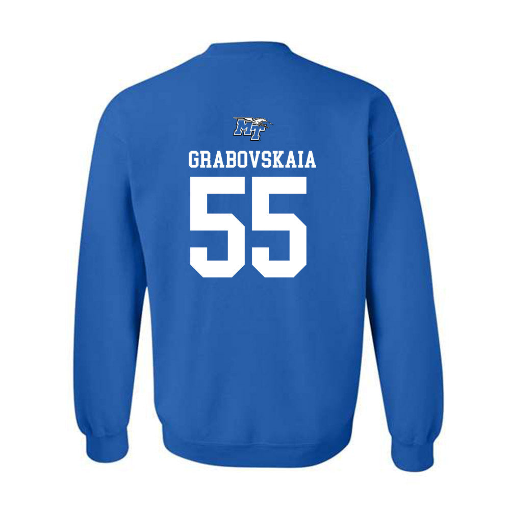 MTSU - NCAA Women's Basketball : Iuliia Grabovskaia - Replica Shersey Crewneck Sweatshirt