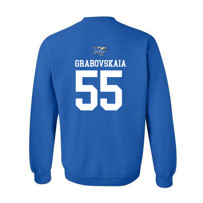 MTSU - NCAA Women's Basketball : Iuliia Grabovskaia - Replica Shersey Crewneck Sweatshirt