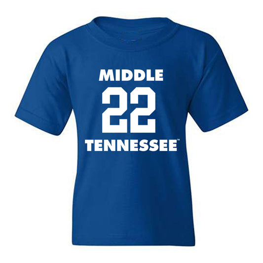 MTSU - NCAA Women's Basketball : Macie Phifer - Replica Shersey Youth T-Shirt-0