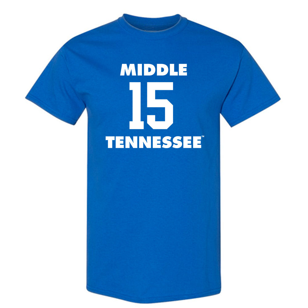 MTSU - NCAA Women's Basketball : Nicole Dominguez - Replica Shersey T-Shirt-0