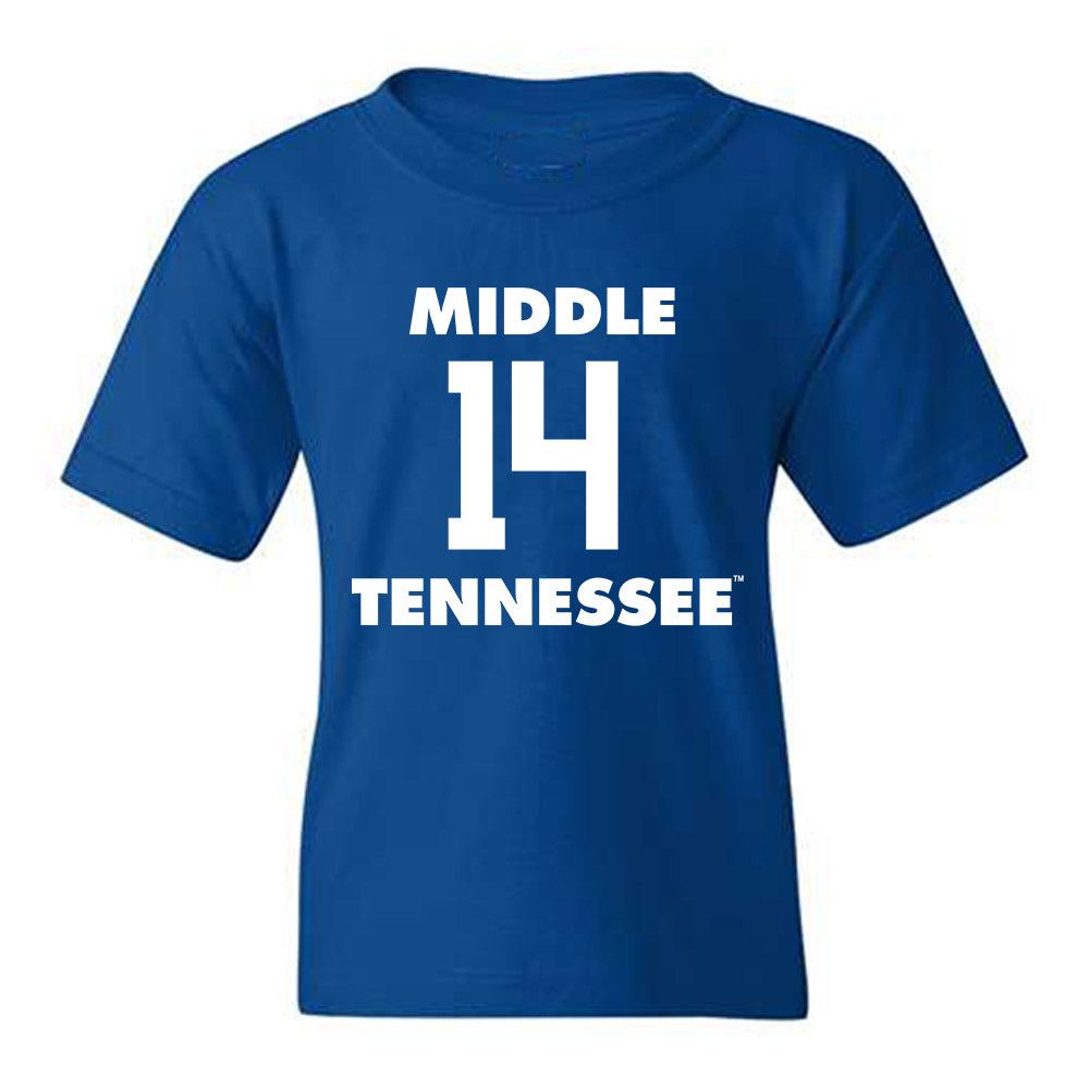 MTSU - NCAA Women's Basketball : Savannah Davis - Replica Shersey Youth T-Shirt-0