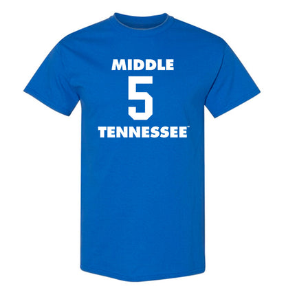 MTSU - NCAA Men's Basketball : Jarred Hall - Replica Shersey T-Shirt