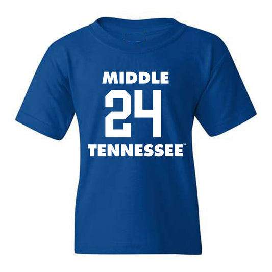 MTSU - NCAA Men's Basketball : Cam Weston - Youth T-Shirt