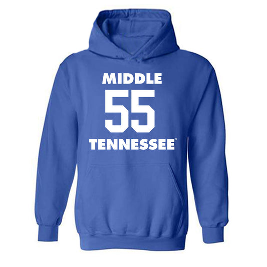 MTSU - NCAA Women's Basketball : Iuliia Grabovskaia - Replica Shersey Hooded Sweatshirt