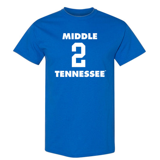 MTSU - NCAA Men's Basketball : Jlynn Counter - Replica Shersey T-Shirt-0