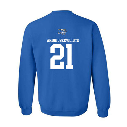 MTSU - NCAA Women's Soccer : Aive Andriuskeviciute - Replica Shersey Crewneck Sweatshirt-1