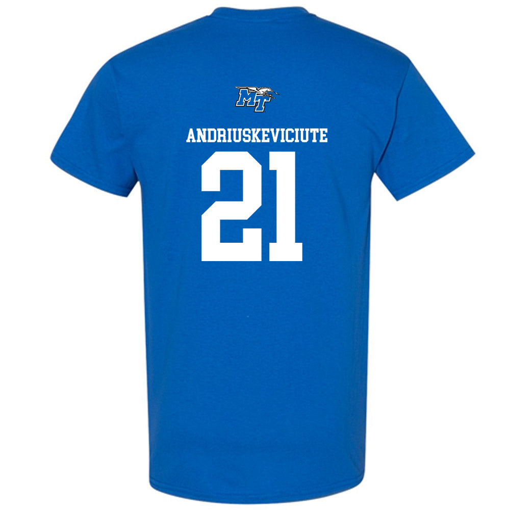 MTSU - NCAA Women's Soccer : Aive Andriuskeviciute - Replica Shersey T-Shirt-1