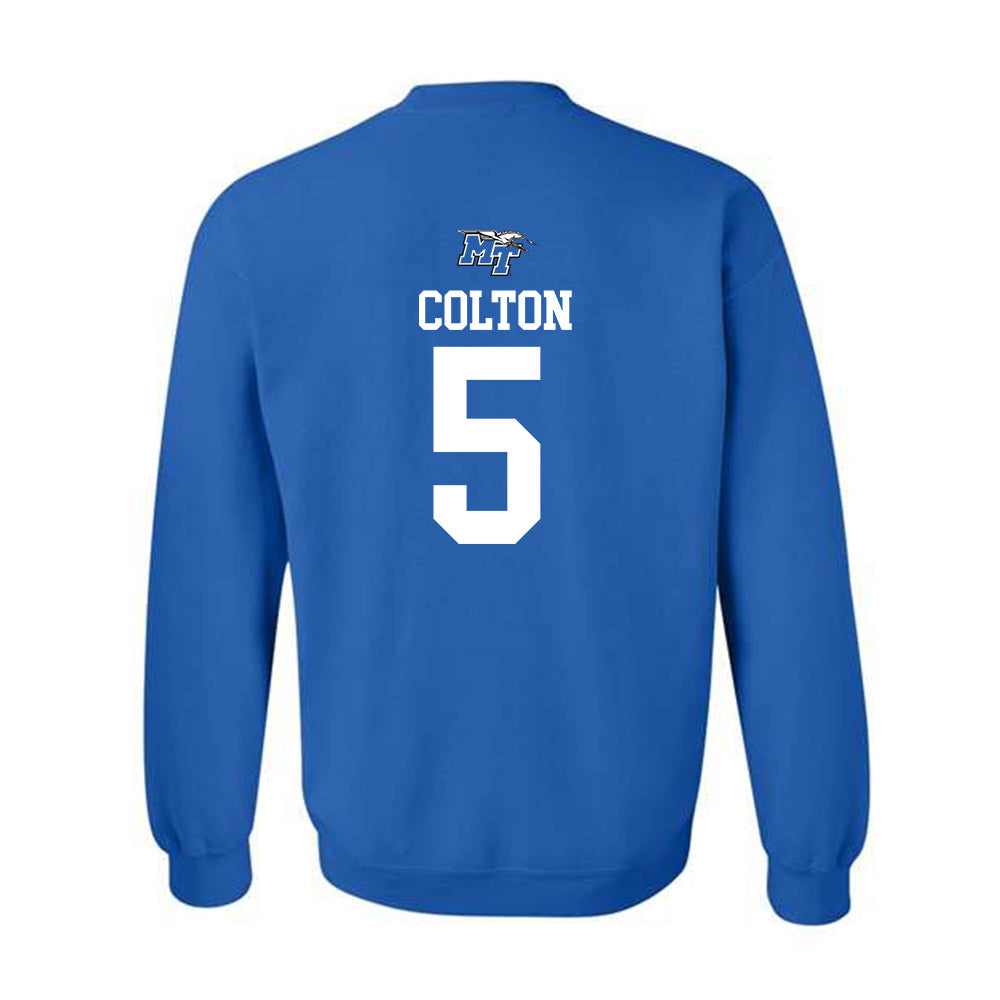 MTSU - NCAA Women's Soccer : Ryan Colton - Replica Shersey Crewneck Sweatshirt