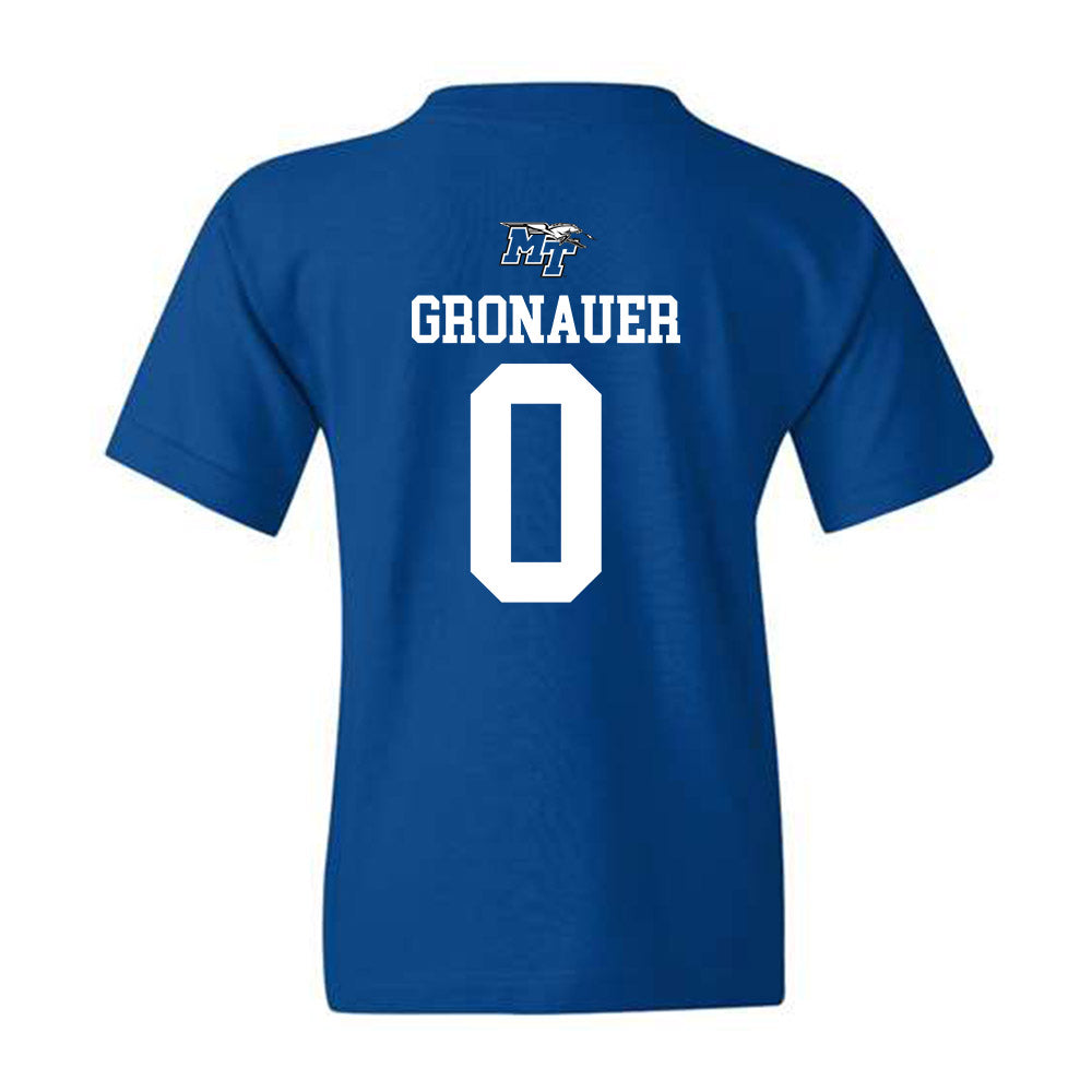 MTSU - NCAA Women's Soccer : Demi Gronauer - Replica Shersey Youth T-Shirt