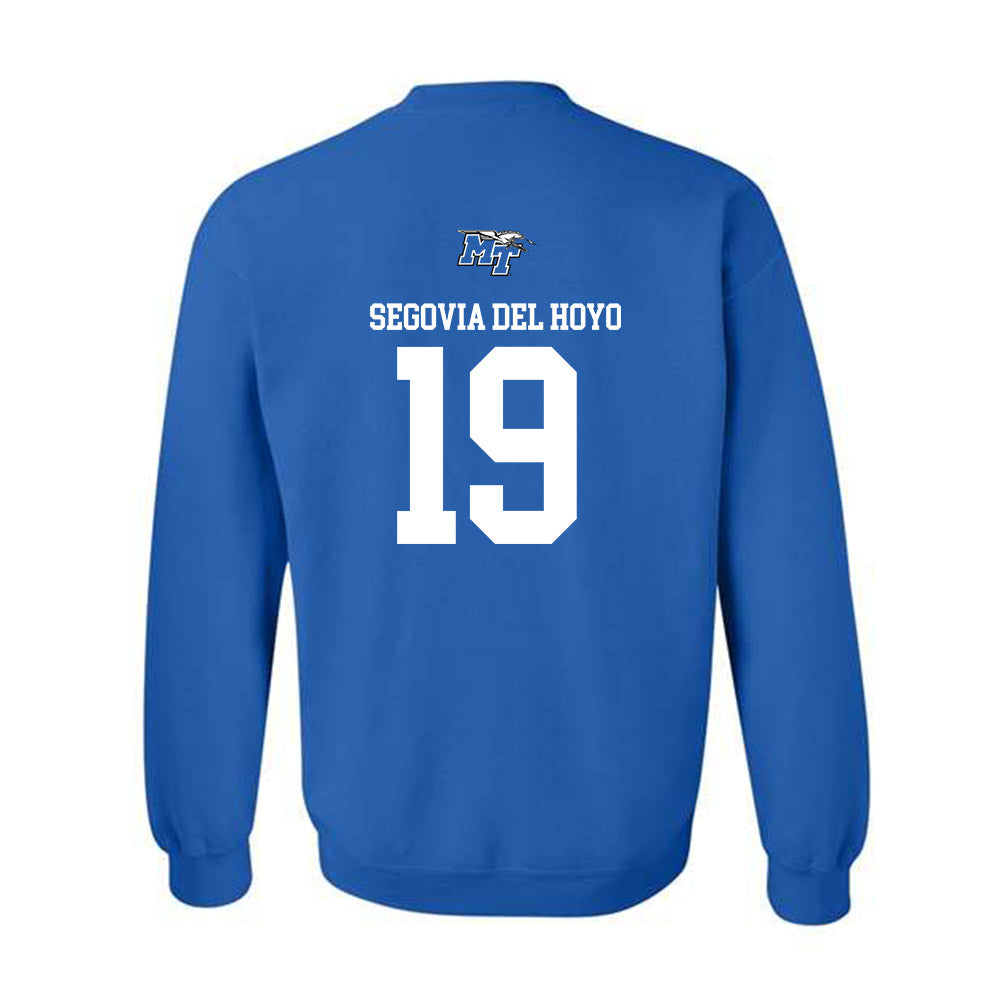 MTSU - NCAA Women's Soccer : Sandra Segovia del Hoyo - Replica Shersey Crewneck Sweatshirt-1