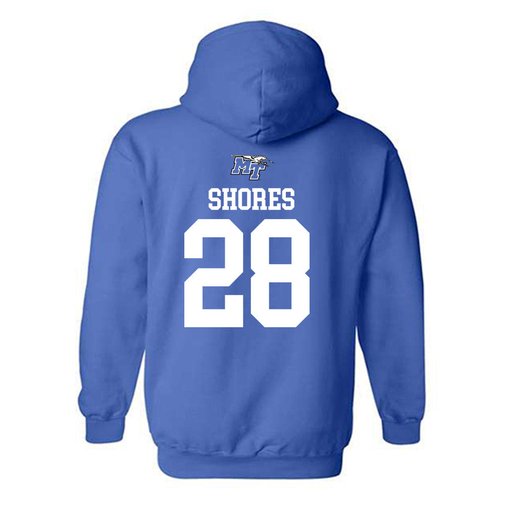 MTSU - NCAA Women's Soccer : Mackenzie Shores - Replica Shersey Hooded Sweatshirt