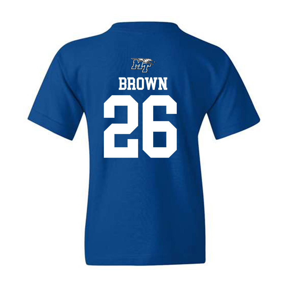 MTSU - NCAA Women's Soccer : Emma Brown - Replica Shersey Youth T-Shirt