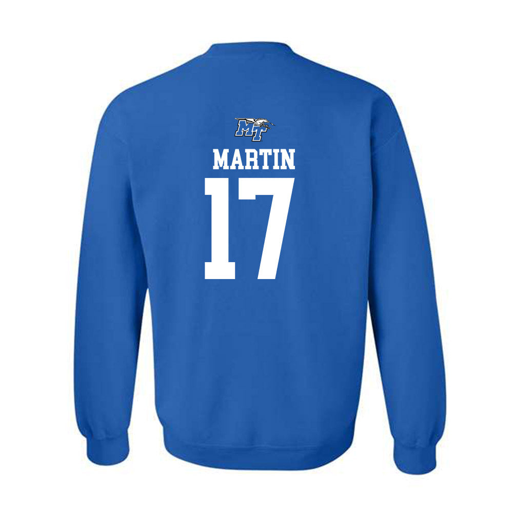 MTSU - NCAA Women's Soccer : Addie Martin - Replica Shersey Crewneck Sweatshirt-1